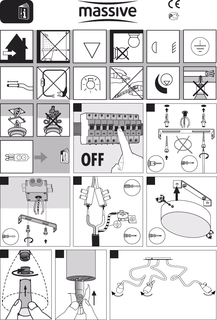 Dětské stropní světlo Snake - 3