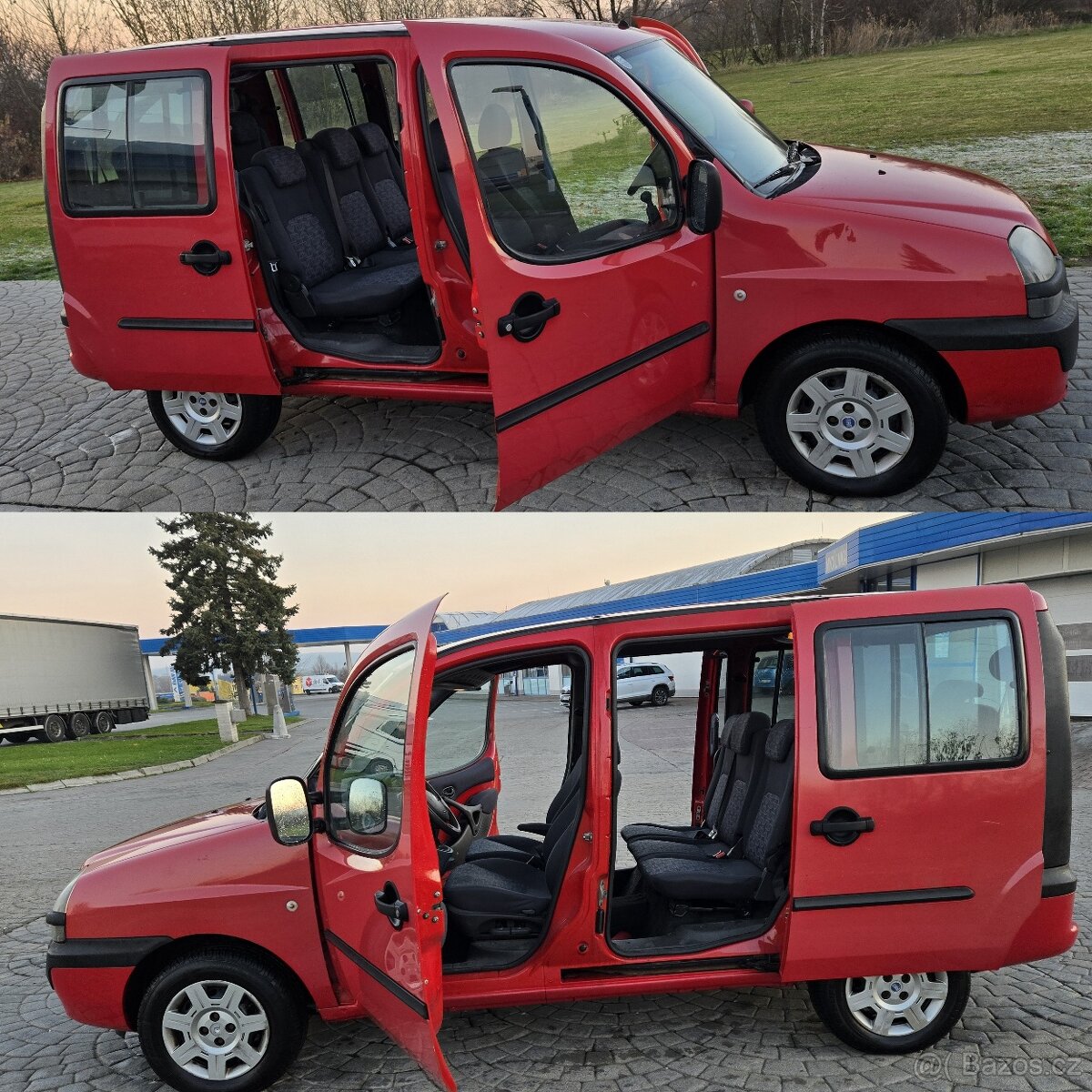 FIAT DOBLÓ 1,9 JTD 7 MÍST , KLIMA, EL.OKNA, MAXI - LONG TOP - 3