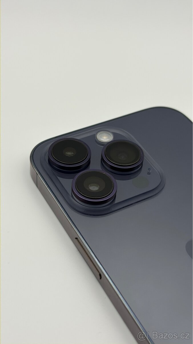 iPhone 14 Pro 128 GB Deep Purple - Baterie 100 %, Záruka - 3
