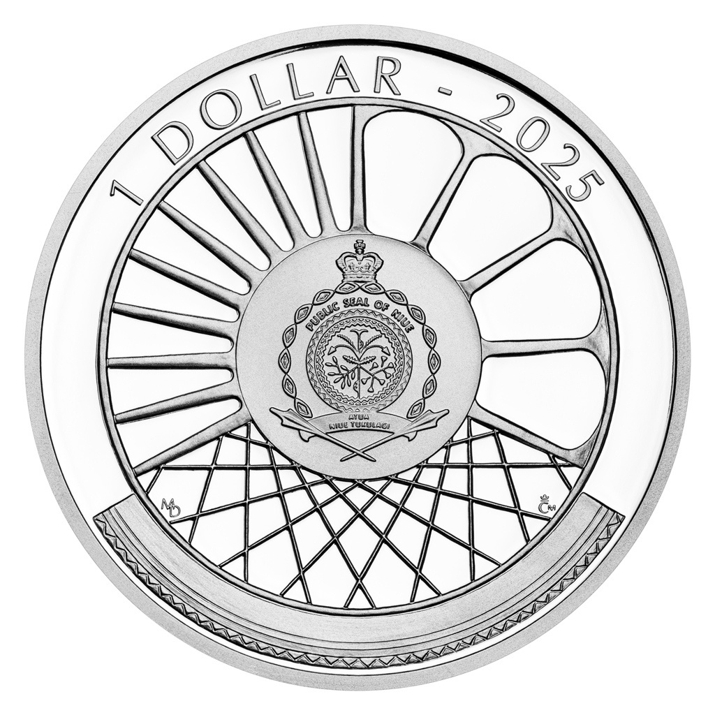 Stříbrná mince Na kolech - Traktor Wikov 22 proof - Novinka - 3