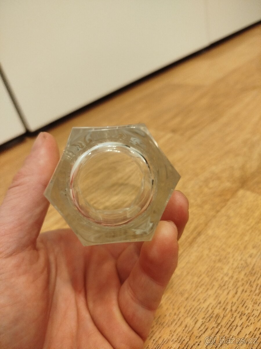 Staré broušené skleničky 2 ks - 3