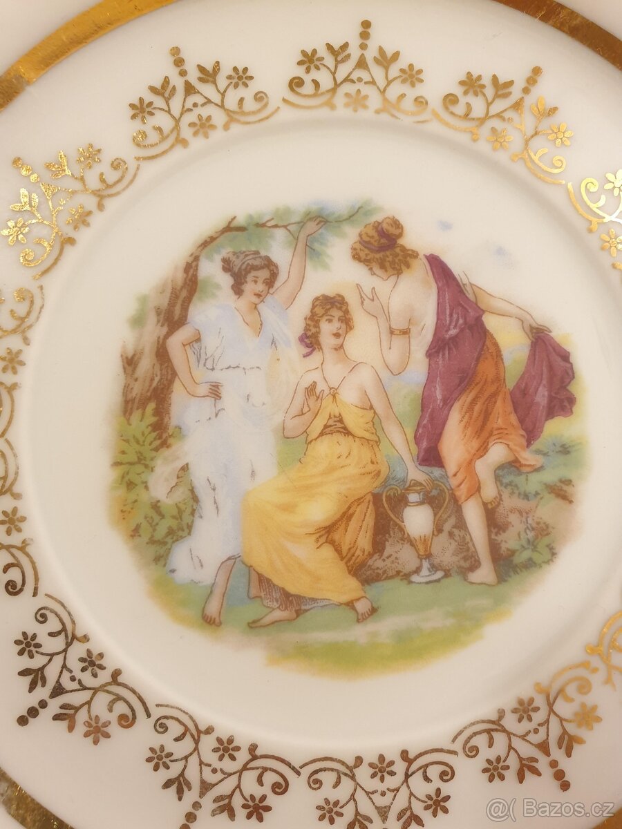 Porcelánové talíře Tři Grácie - 3