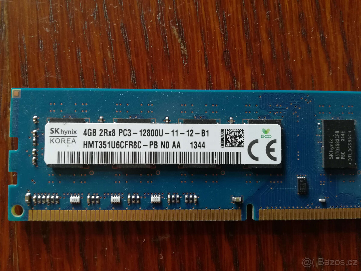 4GB (1x4GB) DDR3 1600MHz CL11 Hynix - více kusů k dispozici - 3