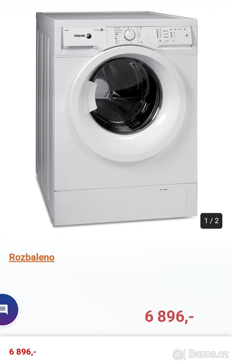 Fagor na 8Kg Třída A Tichá - 3