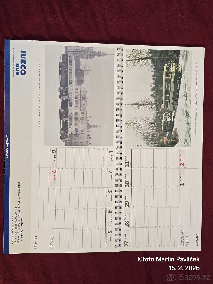 Kalendáře Karosa Sodomka - 3