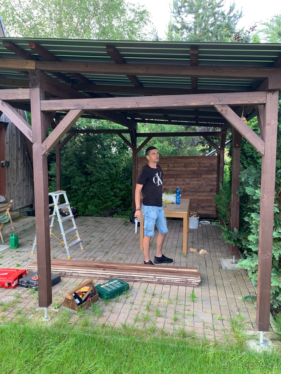 Dřevěná pergola 5x4 m - 3