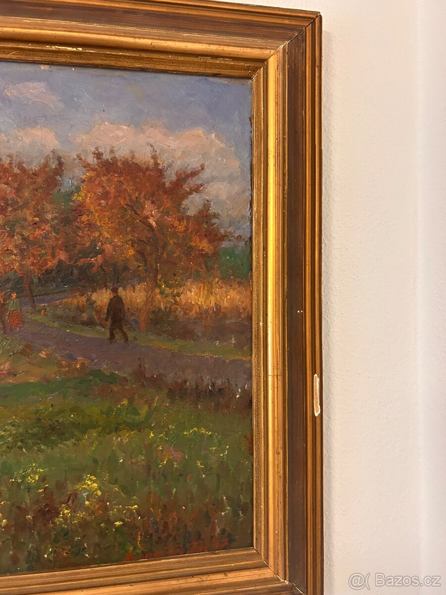 Josef Konečný - olej , obraz - 3