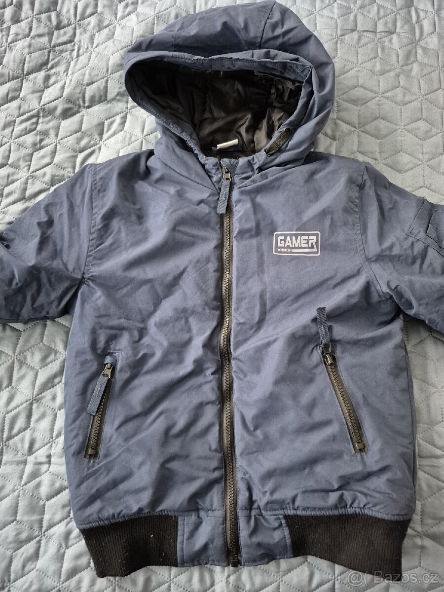 Dětské podzimní/zimní bundy 128 - 3