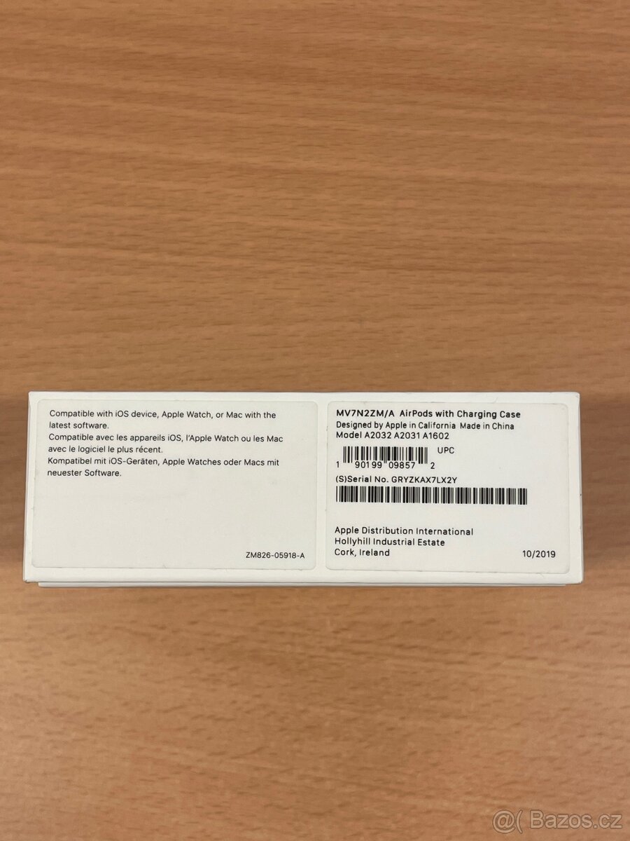 originální krabička k AirPods 1 - 3
