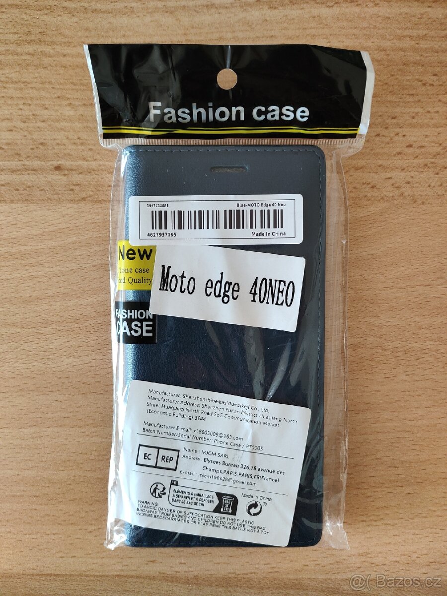 Pouzdro Motorola EDGE 40 NEO tmavě modré - 3