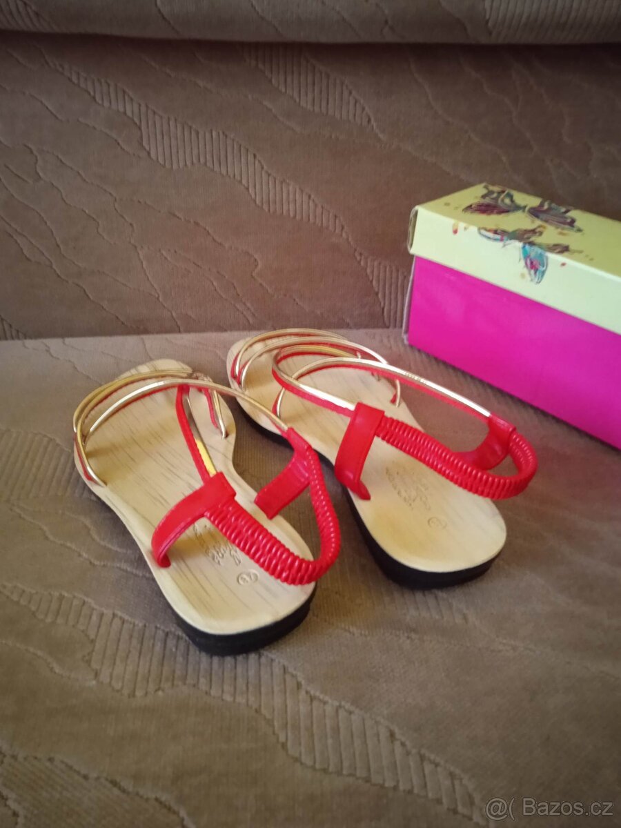 Dámské letní páskové boty - 3
