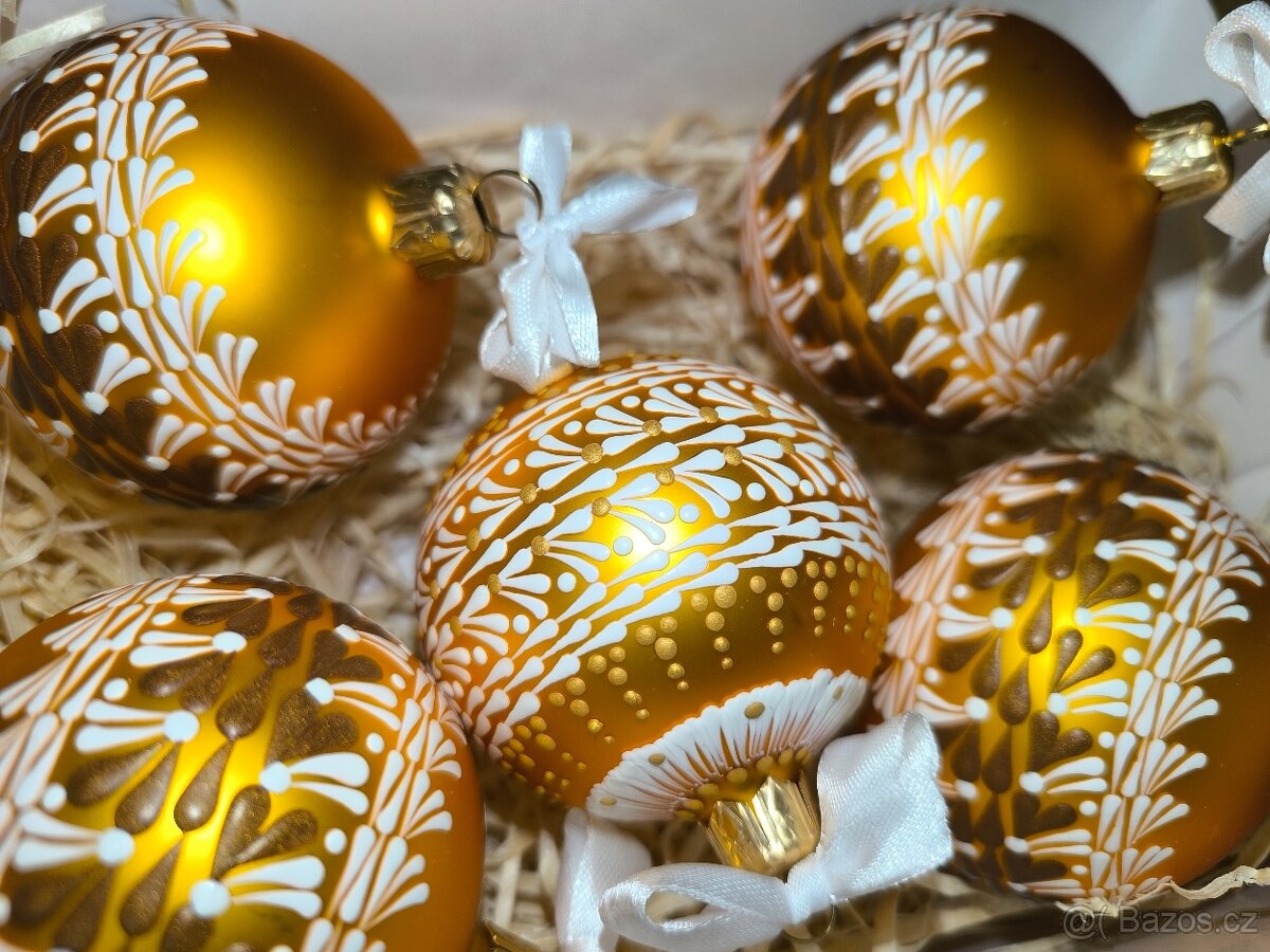 Ručně malované vánoční ozdoby - 3