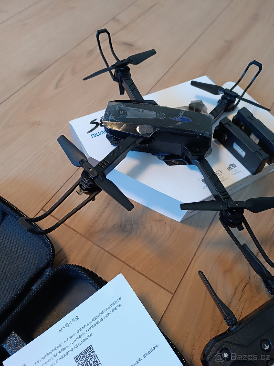 Nový dron s wifi a kamerou 2x baterie - 3