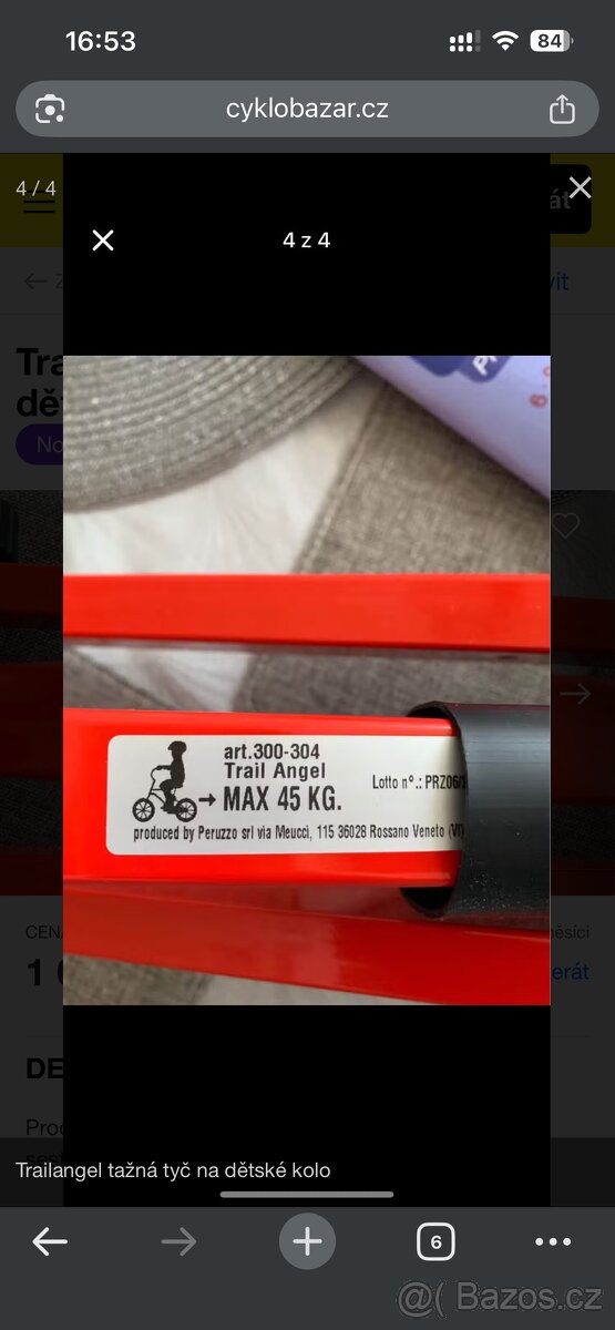 Tažná tyč za kolo - 3