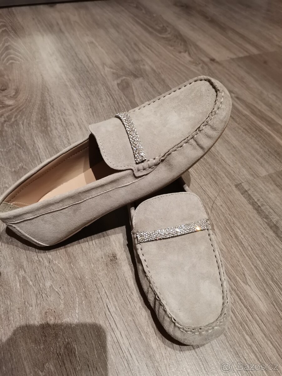 Kožené baleriny - 3