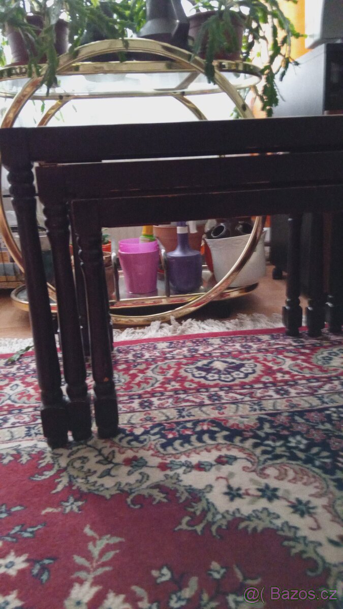 servírovací - konferenční stolek Mramor deska - 3