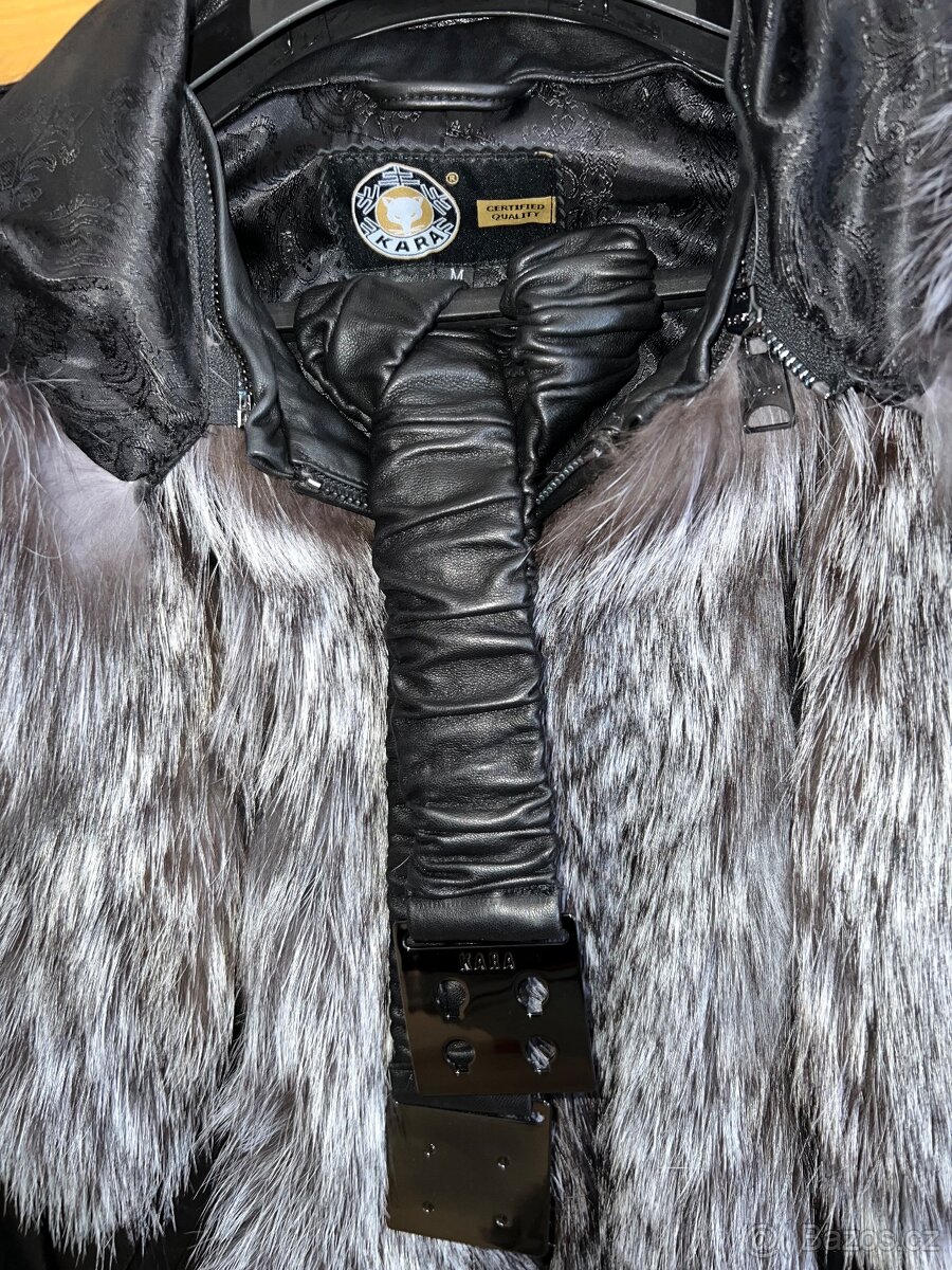 Nová Dámská bunda pravá kožešina zn.KARA - 3