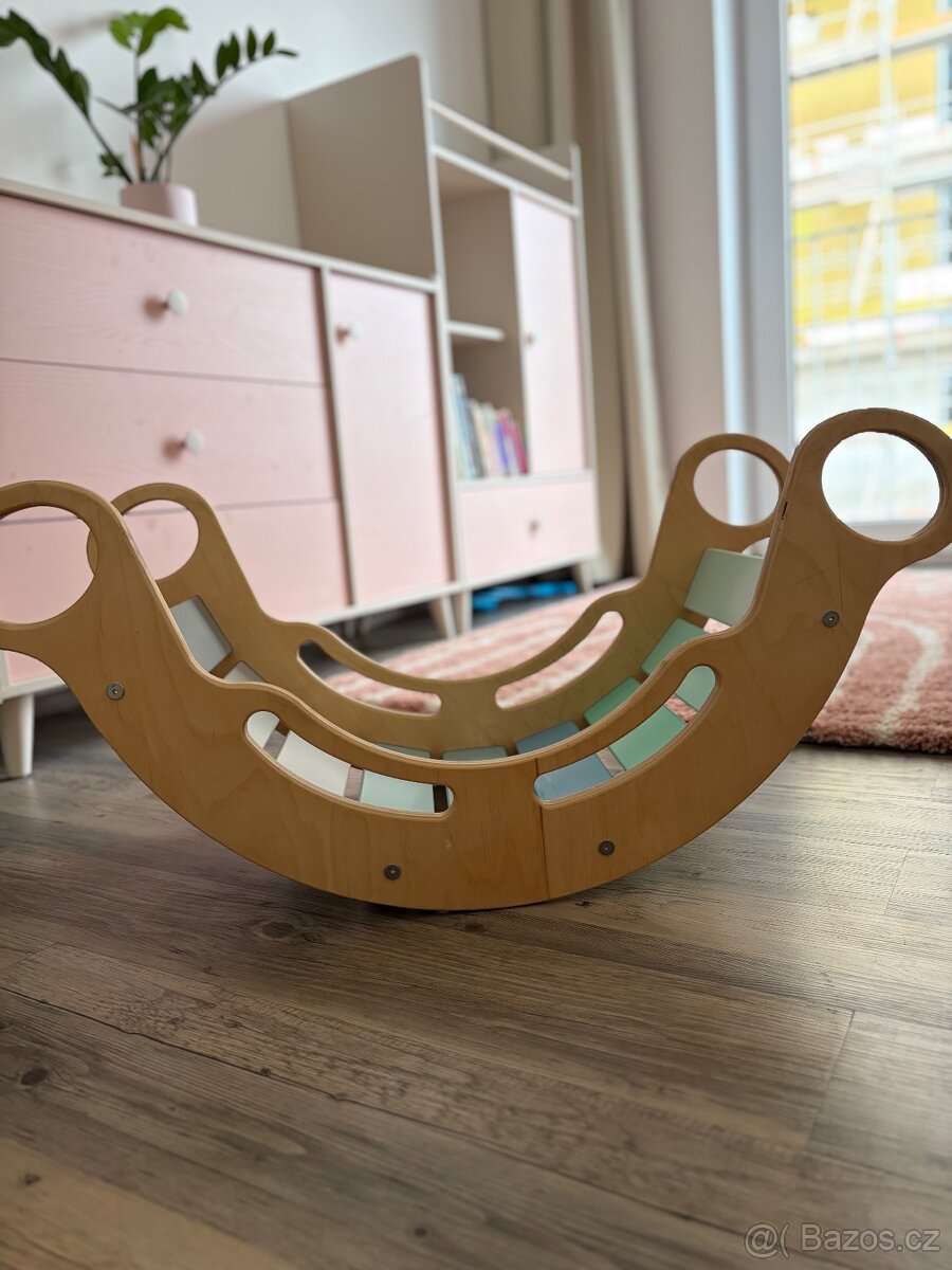 Montessori houpačka Elis Design modrá - 3