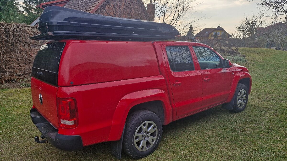 Střešní nosič + stresni box VW Amarok 2017