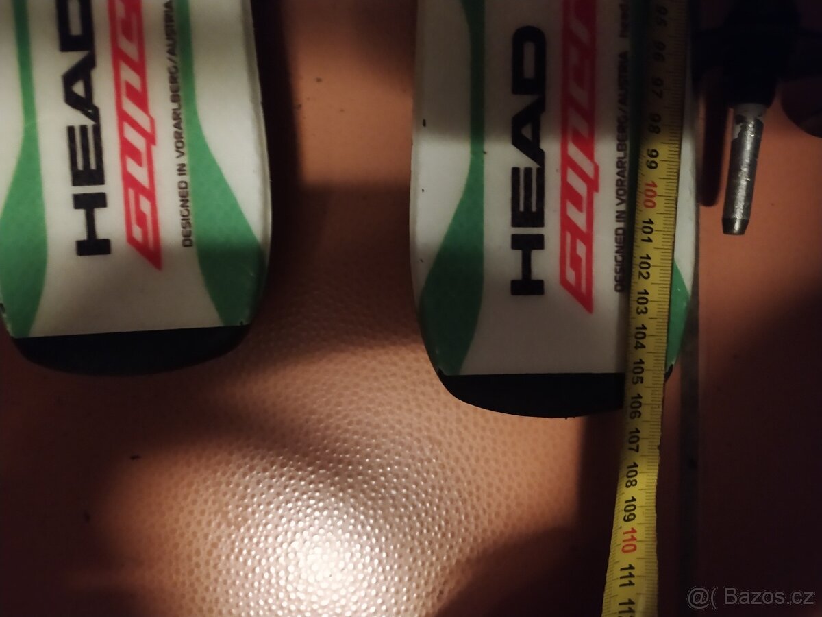 Dětské lyže HEAD 106cm + lyžáky vel. 33,5 - 3