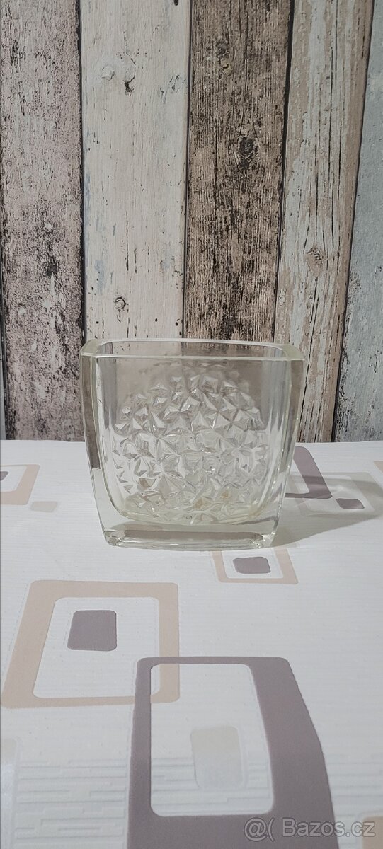 Krásná Žardiniéra z českého skla - 3
