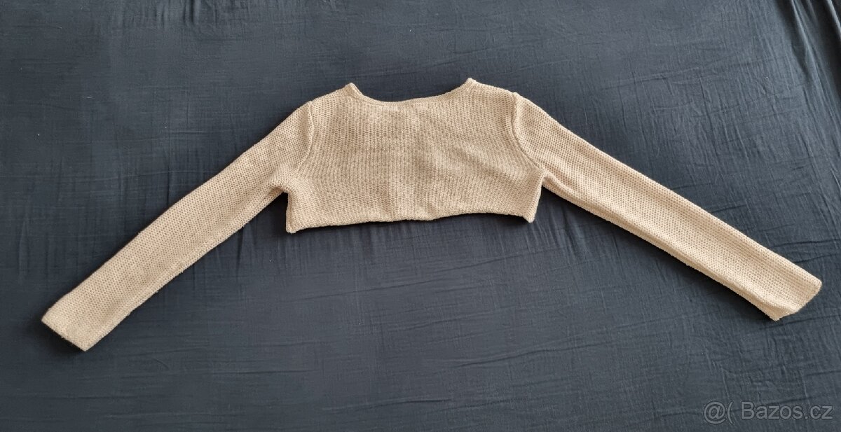 Dívčí pletené bolerko vel. 6-8 let. - 3