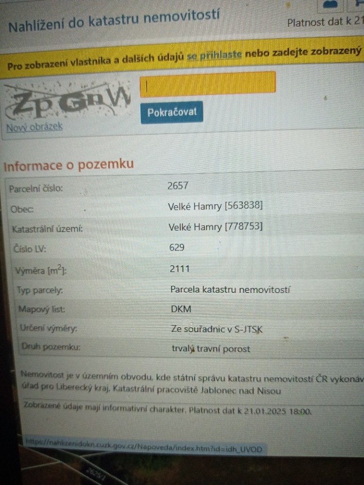 Prodám krásný pozemek na Hamrskách (jizerské hory) II: - 3