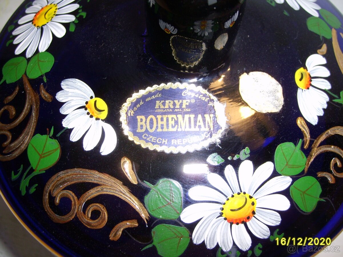 Cukřenka skleněné malovaná - 3