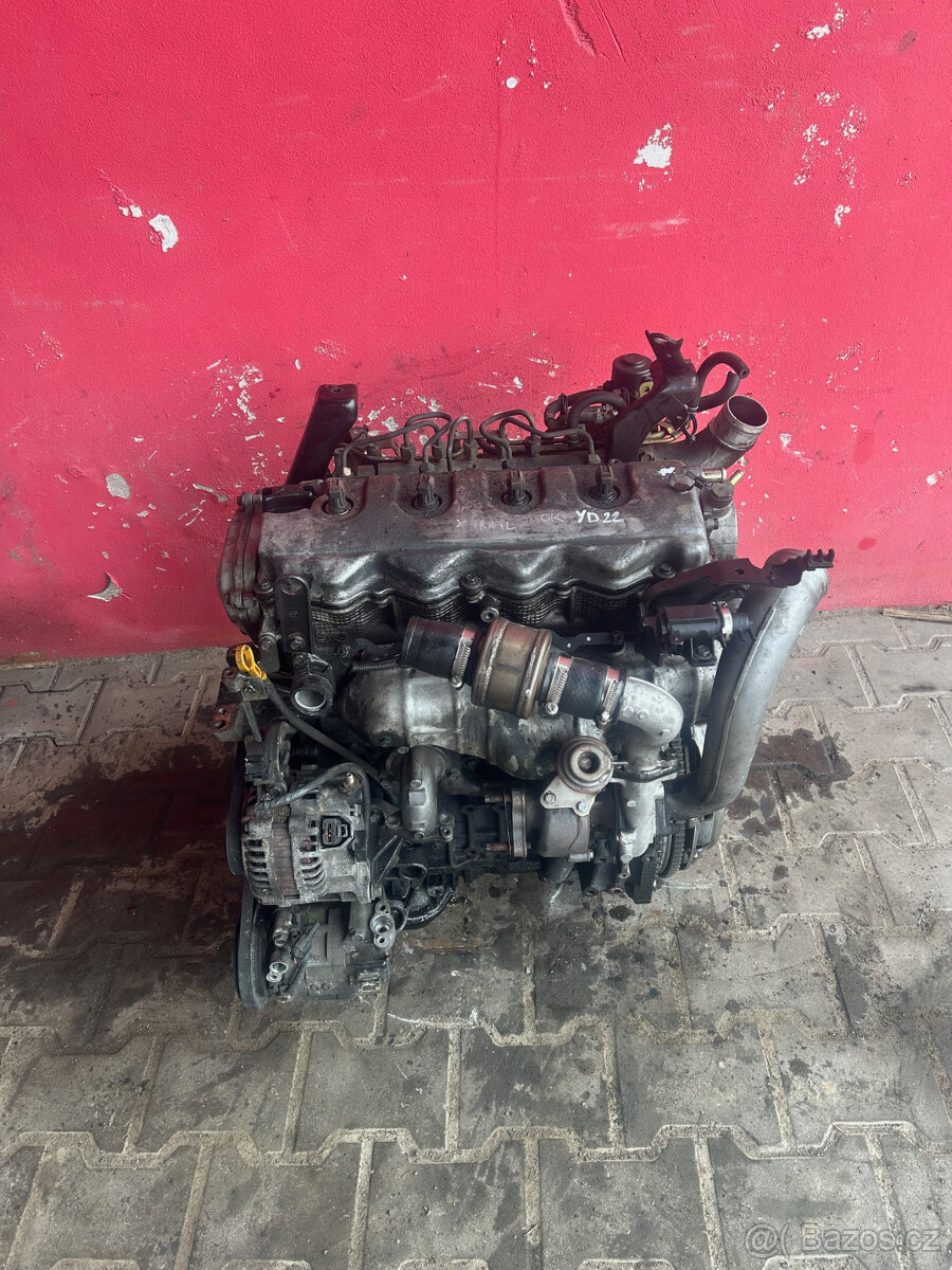 Motor Nissan X-Trail 2,2DCI 100KW YD22 záruka - 3