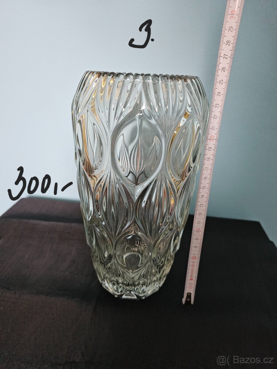Skleněné vázy - 3
