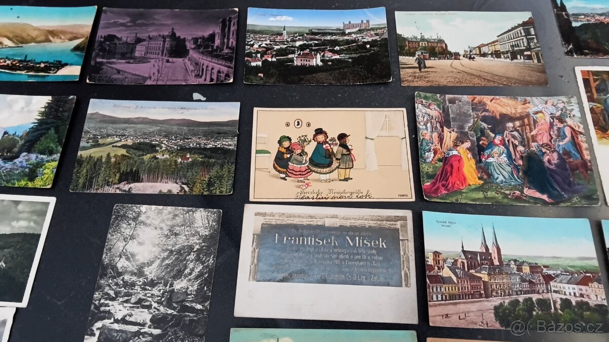 Pohledy staré různé žánry ,Kříž dřevěný . - 3