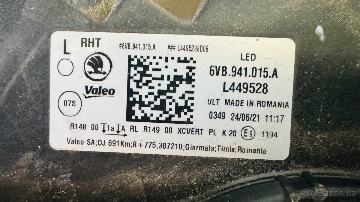 Světlo škoda fabia4 - 3
