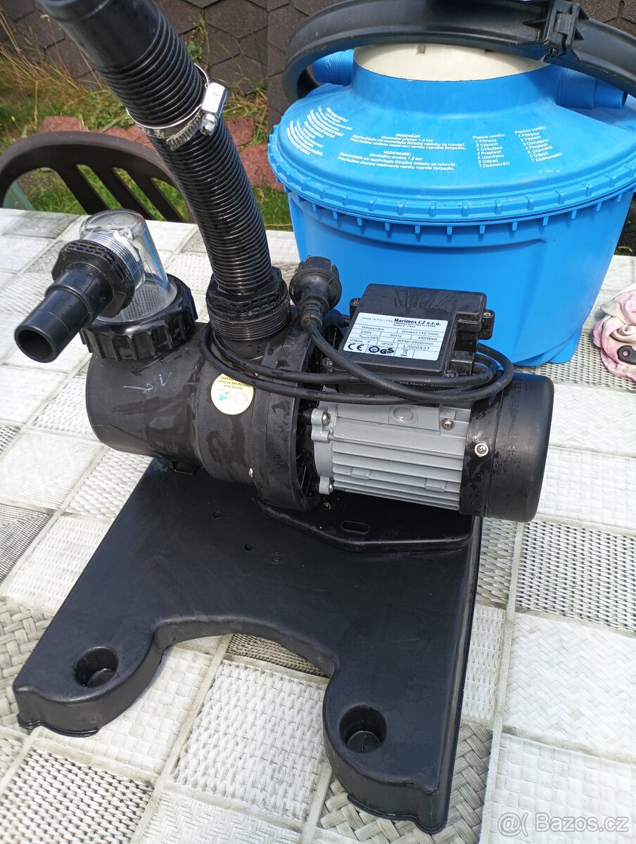 Prodám filtraci Marimex ProStar 6 včetně čerpadla - 3