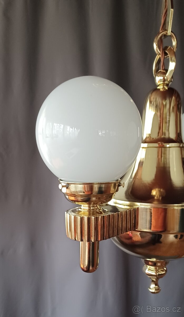 Měšťanský čtyřramenný lustr - 3