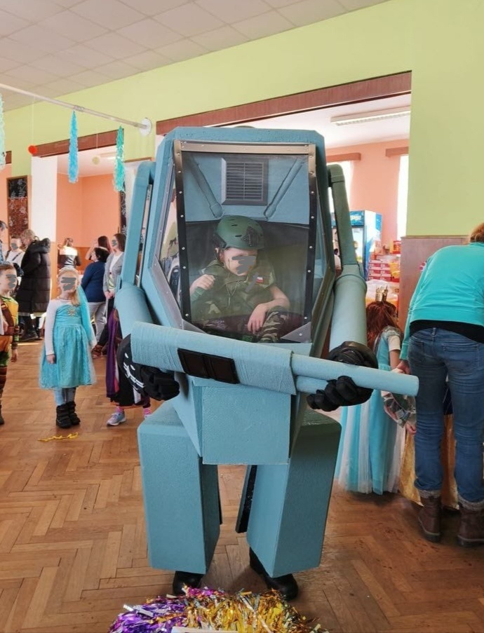 Kostým robot / mechanický oblek - 3