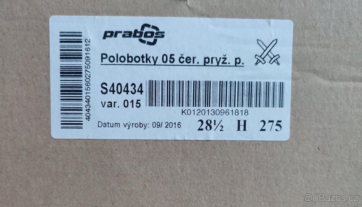 POLOBOTKY PRABOS VEL.8,5 - 3