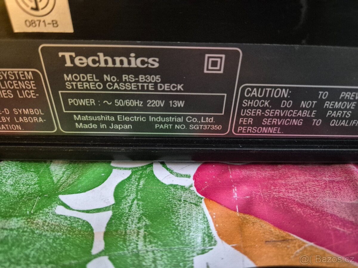 Technics RS-B305 Stereo Cassette Deck - 3