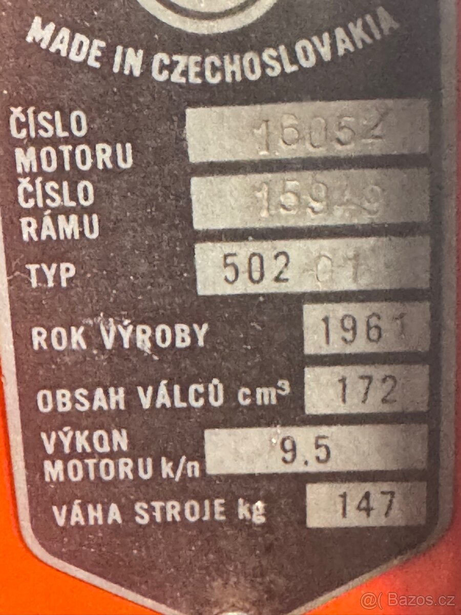 Čz 175 skutr prase - 3