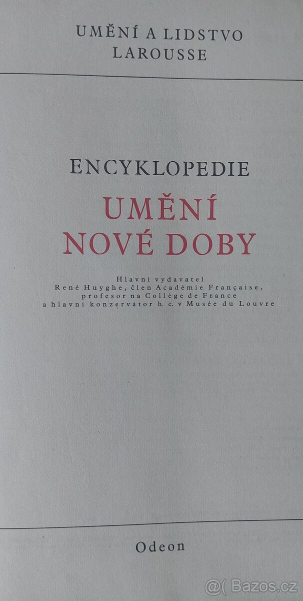 umění nové doby Larousse - 3