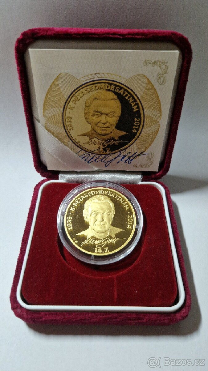 Zlatá uncová medaile Karel Gott 2013 - 3