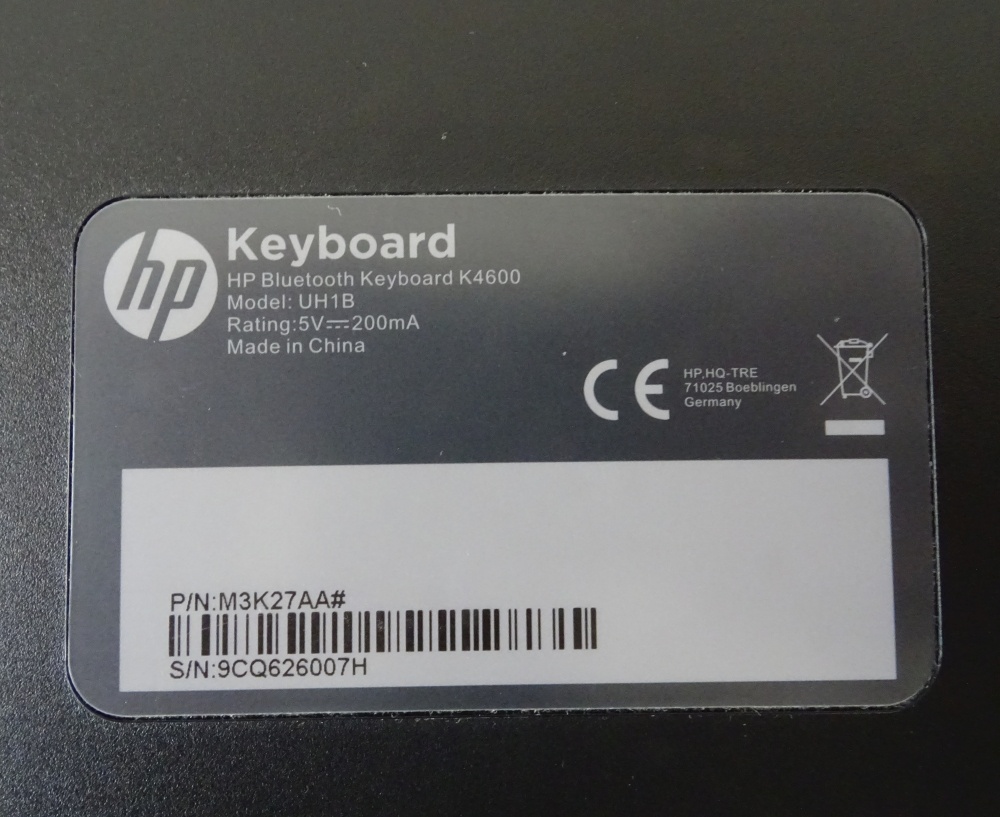 Bluetooth klávesnice HP a pouzdro na tablet Case Logic - 3