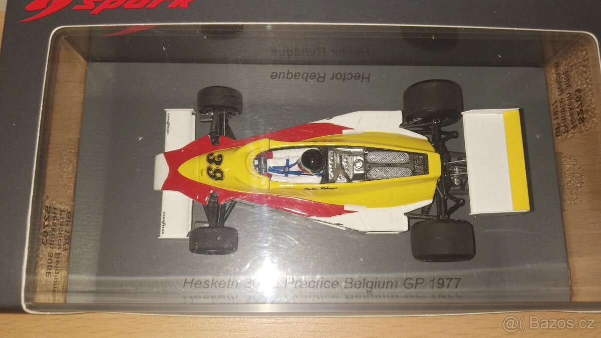 F1 Hesketh 308E #39 Hector Rebaque 1977 Spark S2763 1:43 - 3