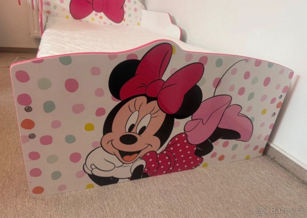 Dětská postel Minnie Mouse 140 x 70 cm - 3