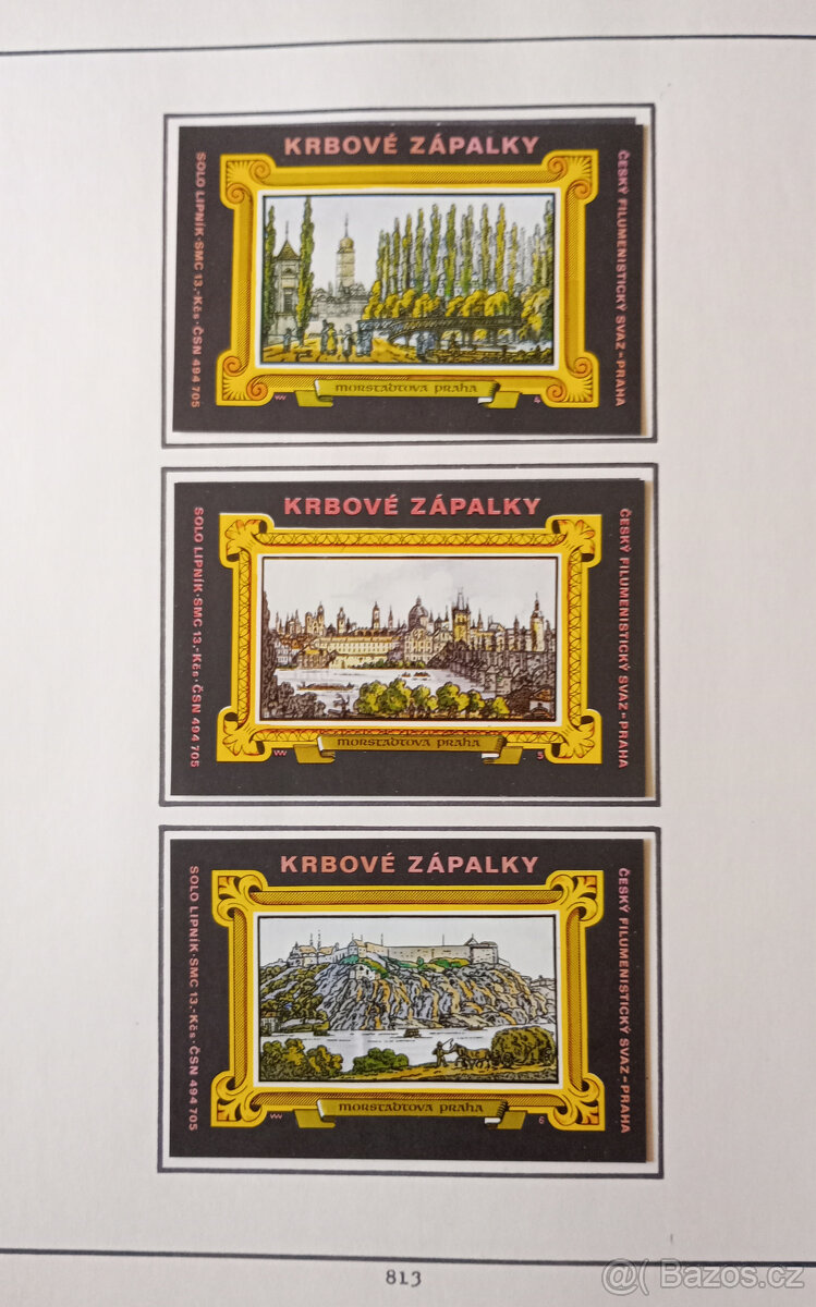 Album zápalkových nálepek 1980–1988 – 143 ks, pěkný stav - 3