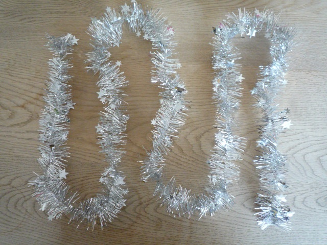 Vánoční dekorace / ozdoby - modro - stříbrné - 3