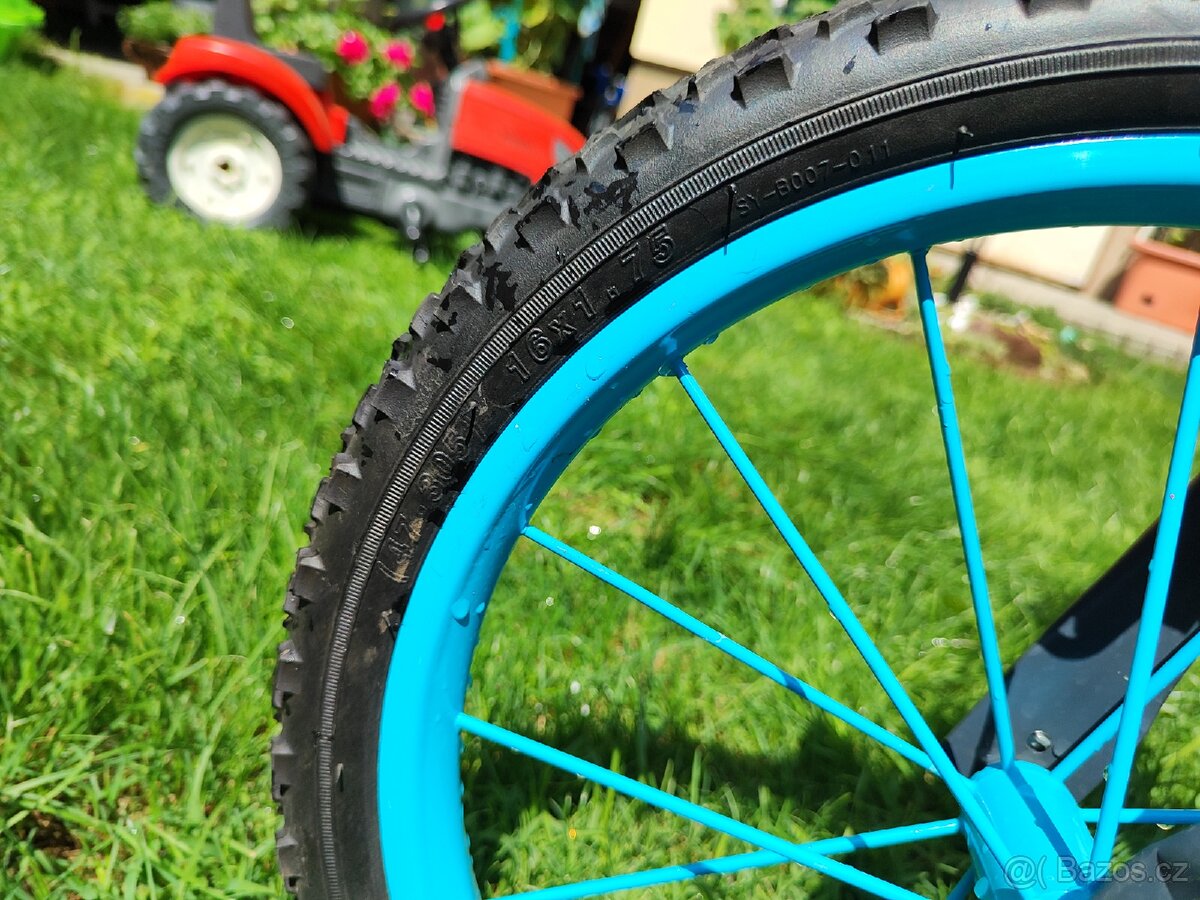 Dětské kolo Toimsa Bikes 16" + kolečka + držák – jako nové - 3