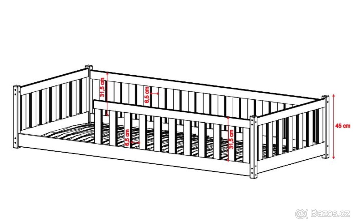 Dětská postel z masivu - 3