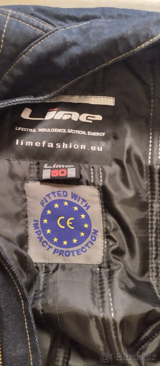 Motorkářská jeans bunda - 3