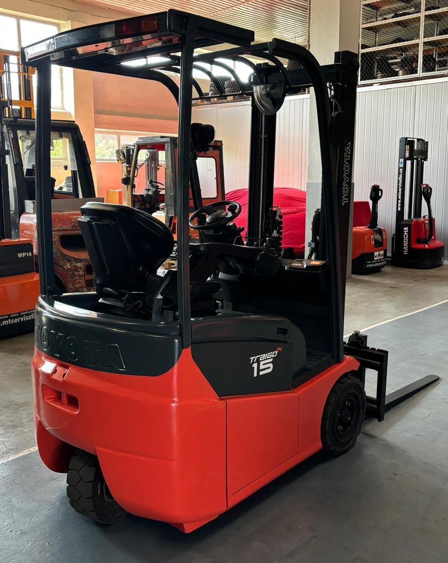 Elektrický 3 kolový vysokozdvižný vozík Toyota 7FBEST15 - 3