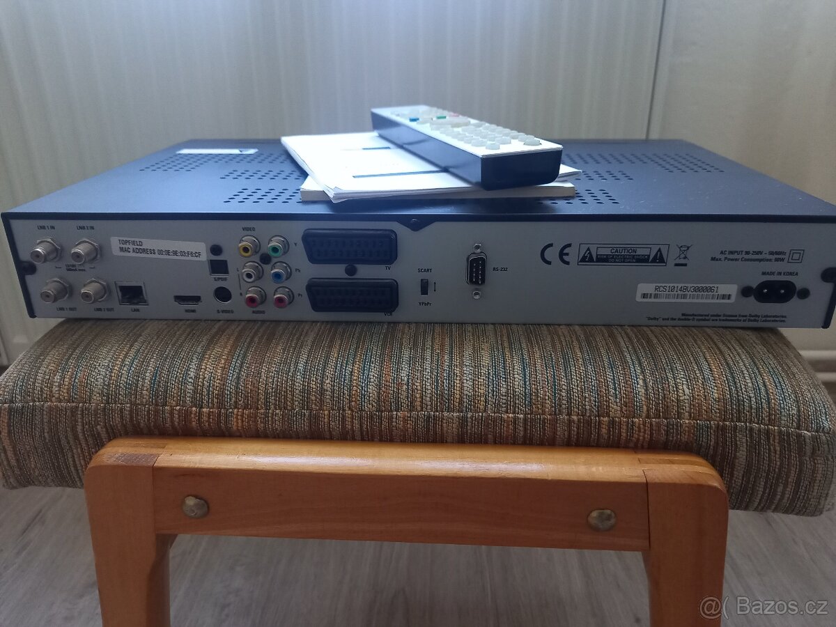 SAT HD přijímač Topfield TF7710HDPVR - 3